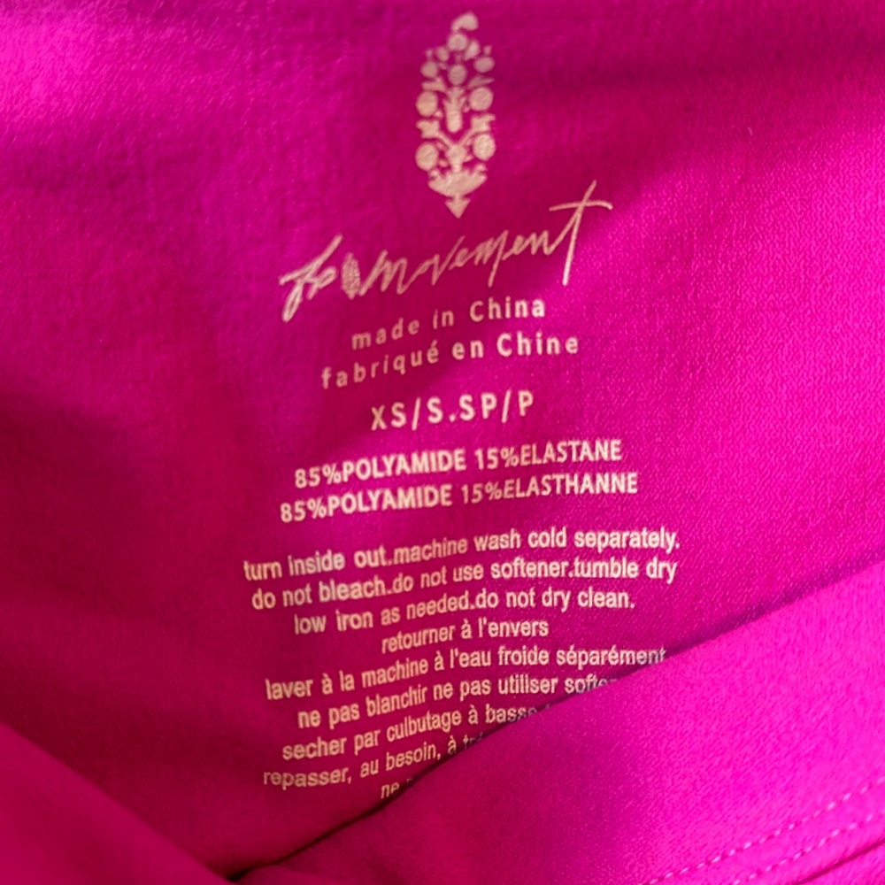 Pink High-Waisted Athletic Shorts with Wide Waistband - Picture 3 of 6